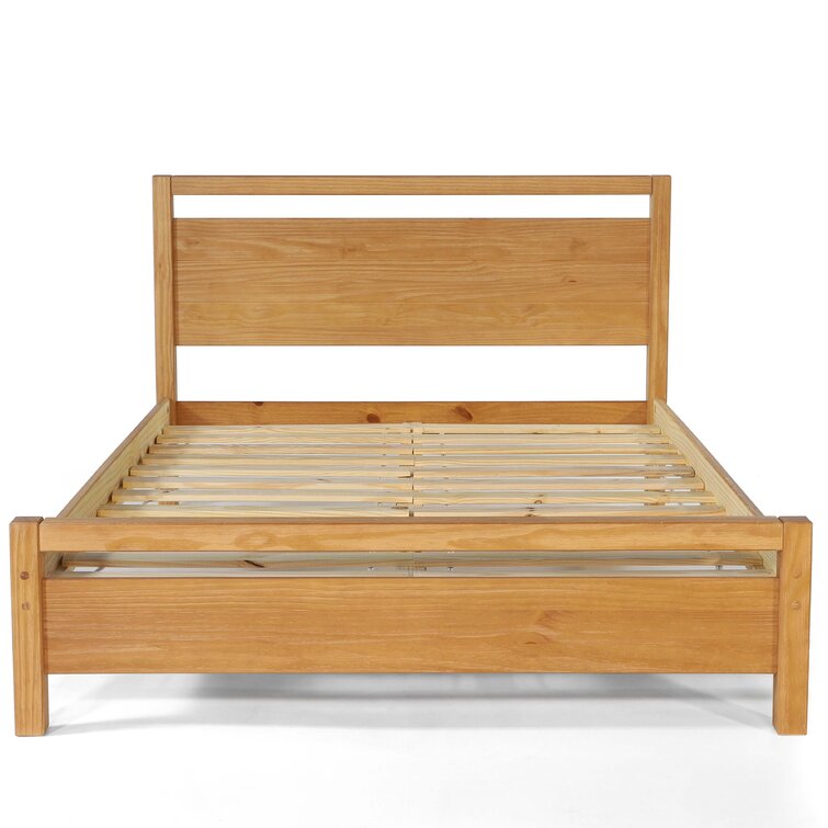 Grain wood furniture loft shop queen platform bed